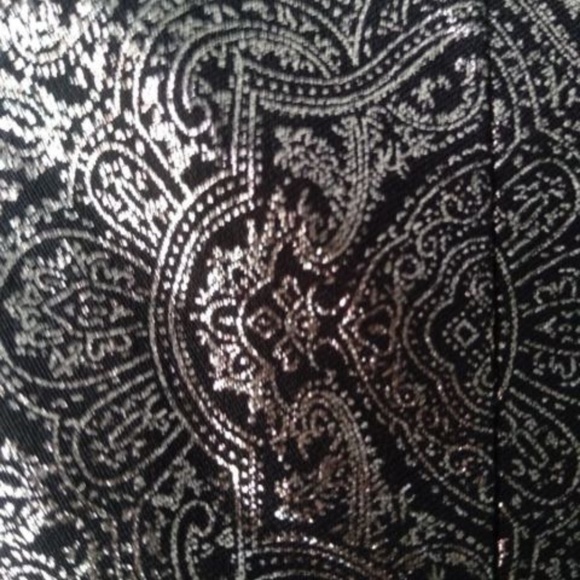 NWT Alfani Womens Black Paisley Skinny Pants - Picture 3 of 5